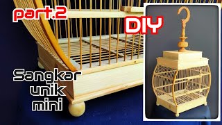 (S.90) Make a bird cage from Dutch teak |  part.2