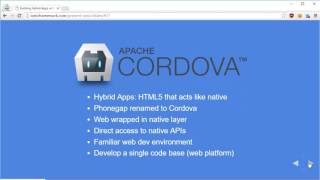 Ionic Framework Tutorial 1 Create Mobile Apps Using Ionic Intro