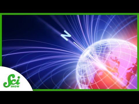 Why does the magnetic field flip?