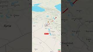 Distance between Tabriz Iran to Tel Aviv Palestine #moscowregion #army #aviation #yamala #kuznetsov