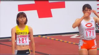 2016 日本陸上競技選手権 女子 Women's 100Hm 予選4組 Heat4