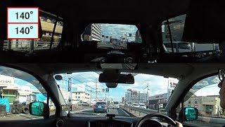 車載動画　車線またぎ【2018年1月1日】MH44S スズキ ワゴンR・スティングレー X