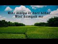 Kaubru Gospel Song/Nini Hamyak Mo/LYRICS