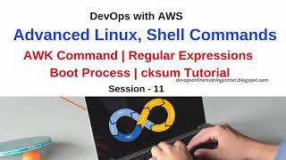11 Linux Shell Script Essentials for DevOps AWK Regular Expressions Boot Process cksum Tutorial