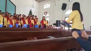 Lotha Baptist Church medziphema Town Golden Jubilee Choir presenting on 1st December 2019