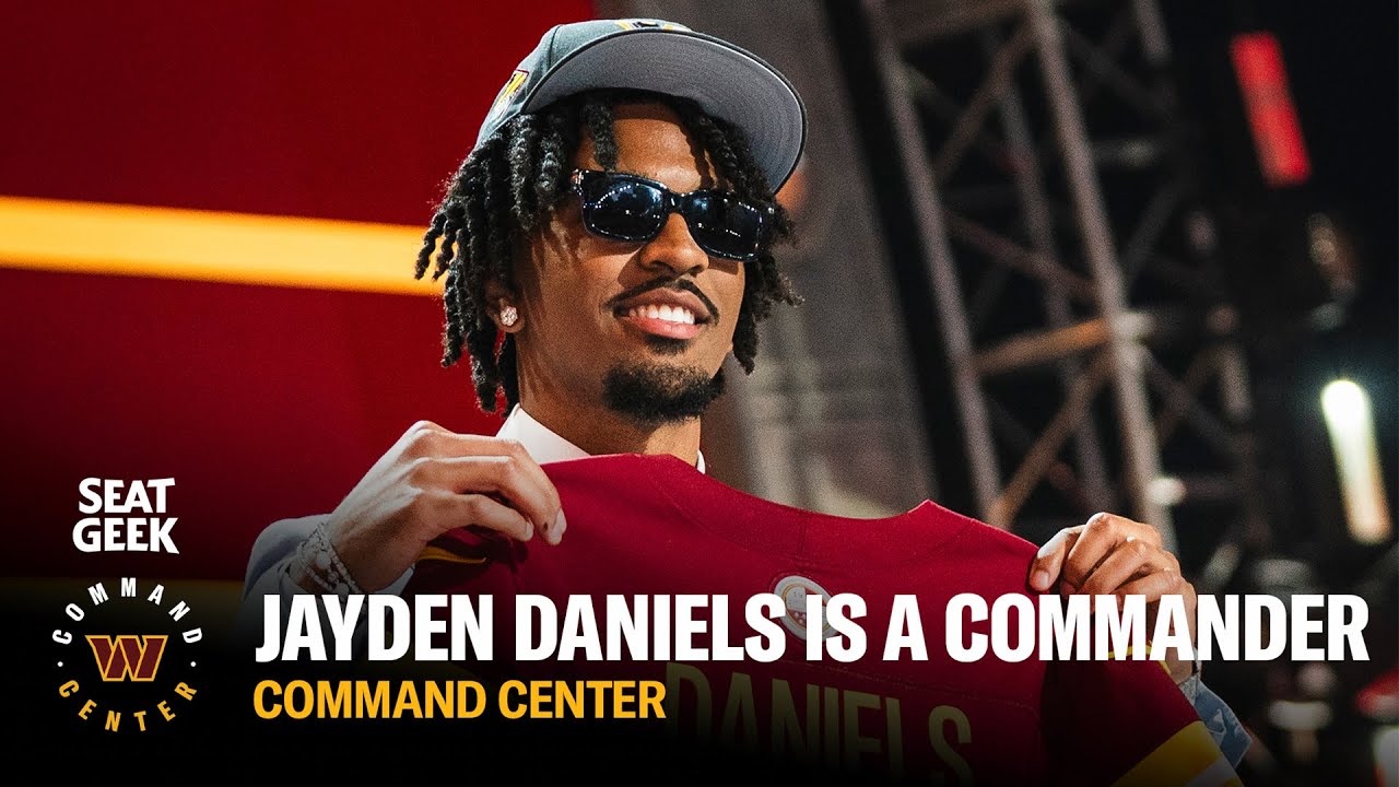 Welcome To Washington, Jayden Daniels! | Command Center | Washington ...