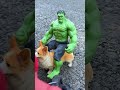 spiderman scares hulk very funny marvel toys funny