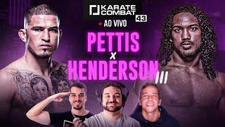 KARATE COMBAT 43 | AO VIVO E COM IMAGENS