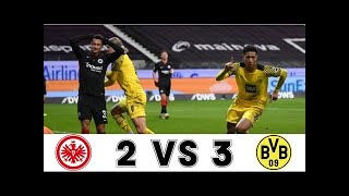Eintracht Frankfurt vs Borussia Dortmund 2-3  Highlights & Goals -  Bundesliga - 2021/2022