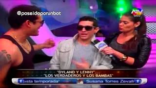 COMBATE: Pantera Zegarra y Christian Improvisaron con Dyland y Lenny 04/07/13