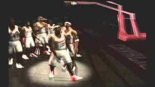 2004 CLEVELAND CAVALIERS PLAYER INTRODUCTIONS NBA LIVE 2004