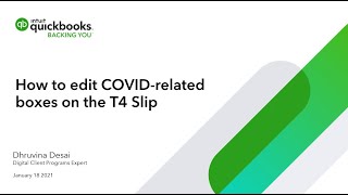 How to edit COVID-related boxes on the T4 Slip in QuickBooks Desktop