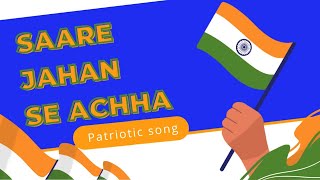 Saare jahan se acha | patriotic song | Jai Hind | #shorts