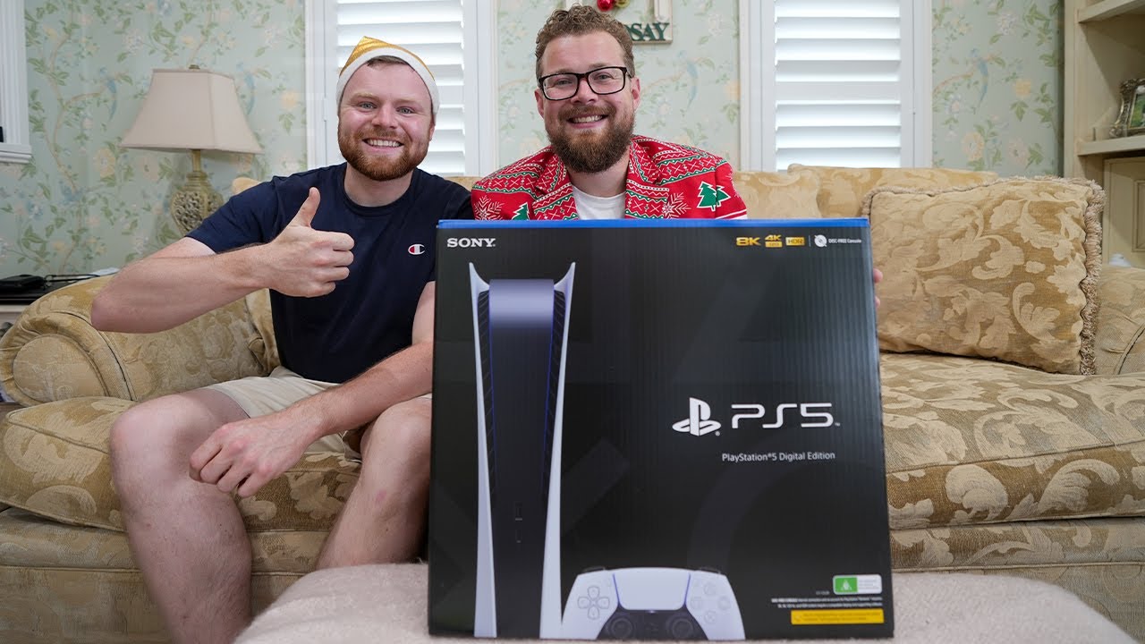 Surprising My Brother With A PS5 For Christmas! - YouTube