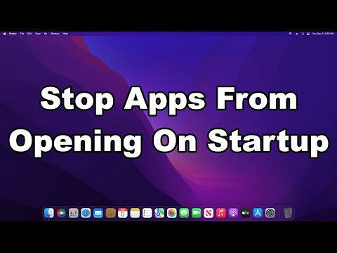 How To Stop Apps From Opening On Startup On Mac Stop Apps From Auto Launching In macOS