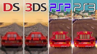 Cars 2 (2011) Nintendo DS vs Nintendo 3DS vs PSP vs PS3 ( Which One is Better! )