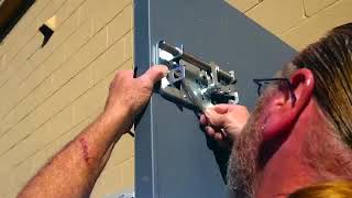 Clark County Glass Security Door in Delaware Recruiting Office