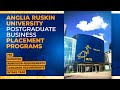 Anglia Ruskin University | Postgraduate Business Placement Programs