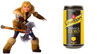 HOW TO TRAIN YOUR DRAGON MOVIE CHARACTERS AND THEIR FAVORITE DRINKS!