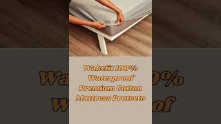 Wakefit 100% Waterproof Premium Cotton Mattress Protector #viralshort #shoes