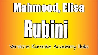 Mahmood ft. Elisa - Rubini (Versione Karaoke Academy Italia)