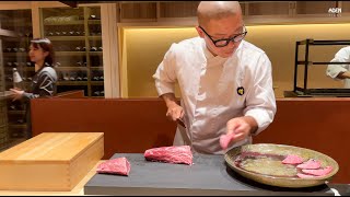 Japan's highest-end Kobe Beef Dinner ? Michelin Star 