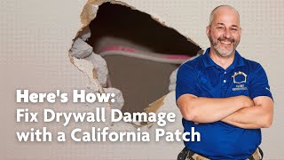 Fix #drywalldamage with a California Patch, Here's How