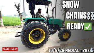 Snow Chains ਹੌ ਗਇਆਂ ਤਿਆਰ✅ // 16:9:28 Redial ਟਾਇਰ 💀 // WSR01