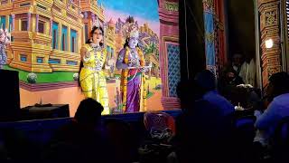 ಧರ್ಮರಾಜ್ಯ ಸ್ಥಾಪನೆಗೆ | Dharmarajya Sthapanege | Krishna Rukmini dance | Kurukshetra kannada drama