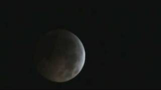 Winter Solstice Lunar Eclipse Filmed December 2010 time lapse