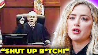 "Shut Your Mouth!" Judge Silences Amber Heard In Court!