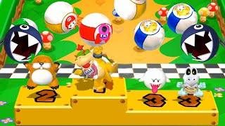 Mario Party 9 -  Bowser Jr. vs Dry Bones vs King Boo vs Bio #MarioGame