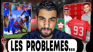 LES PROBLÈMES COMMENCENT POUR LE MAROC (CAN 2025) !!! | Blessure Chadi Riad / Ziyech au Qatar