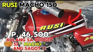 Rusi Macho 150 | Walk around | Solid pantra ng masa | #rusi | #newbiemotovlogph