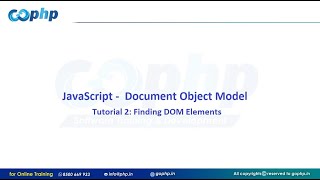 38 - Finding DOM Elements | Document Object Model