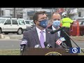 VIDEO: Secretary of veterans affairs visits site of deadly explosion in West Haven