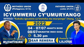 ICYUMWERU CY'UMURYANGO 2022 DAY 2 :  AGACIRO K'IGICANIRO MU MURYANGO WA ISRAEL