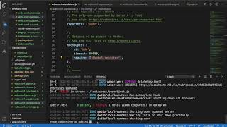 Webdriverio can not use import statement outside a module