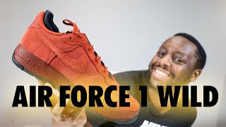 Nike Air Force 1 Wild Rugged Orange On Foot Sneaker Review QuickSchopes 620 Schopes FB2348 800