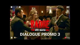 Radhe Dialogue 3 | Salman Khan | Randeep Hooda | RadheDialogue Promo | Radhe new Dialogue