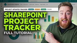 Project Updates Tracker SharePoint Intranet | Full Tutorial!