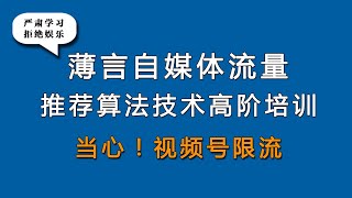 自媒体抖音算法技术视频号限流，薄言seo自媒体学习是专业自媒体平台抖音算法推荐流量技术课程帮助新人如何做抖音，抖音算法技术是新媒体研究抖音推荐的方法，新媒体运营抖音seo抖音搜索