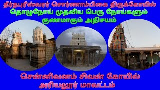 சென்னிவனம் சிவன் கோயில் (தீர்க்கபுரீஸ்வரர்) செந்துறை அரியலூர்  Sennivanam Sivan Temple  Ariyalur