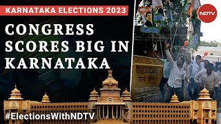 Congress Scores Big In Karnataka, BJP A Distant Second, Heartbreak for HD Kumaraswamy's JDS
