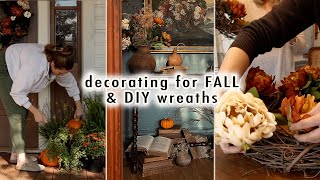 decorating for FALL & DIY wreaths | XO, MaCenna Vlogs