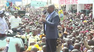 Hon Alfred Keter heckled at Nandi town and Hon Ngong's speech at Kesses