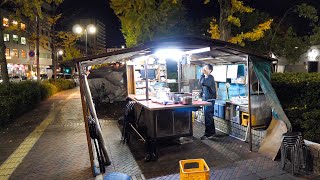 Assemble the stall by yourself! Japanese ramen made by a man who works until mid