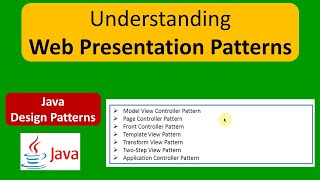 Understanding Web Presentation Patterns