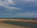 sea beach in skegness lincolnshire uk