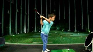 スーパーキッズゴルファー未来ド ライバーショット４才 KidsGolfer 4Years